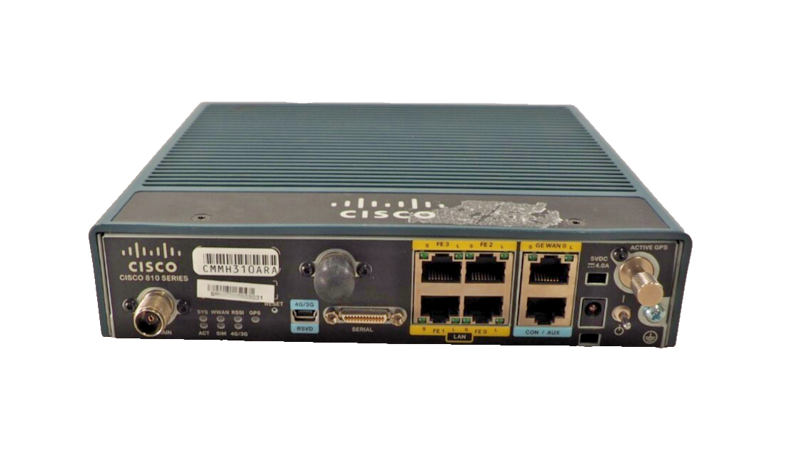Cisco 810 Series 819-4G Integrated Router NO Antennas , NO PSU | eBay