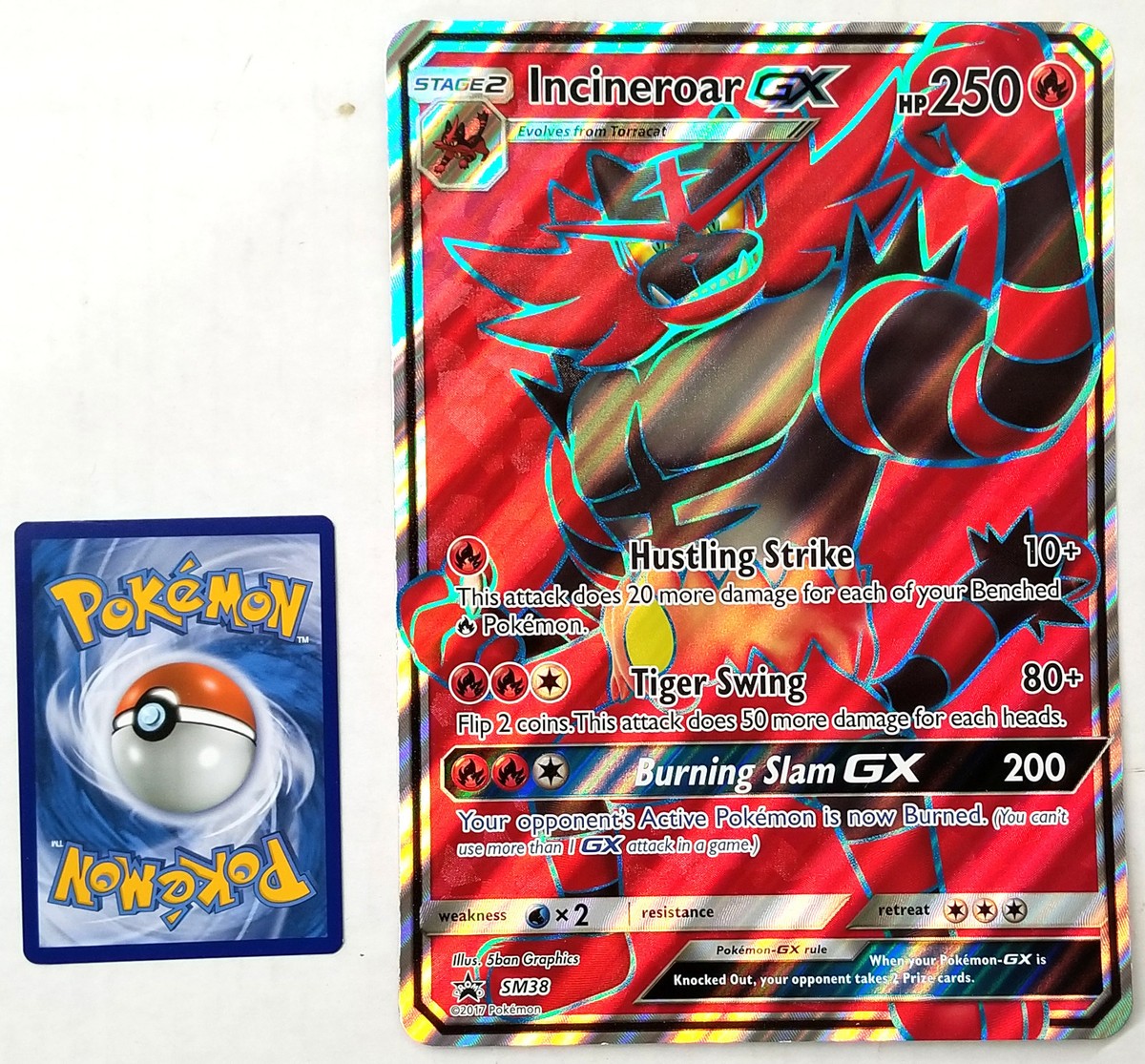 pokemon incineroar gx card Amazon.com: Pokemon Card Incineroar GX