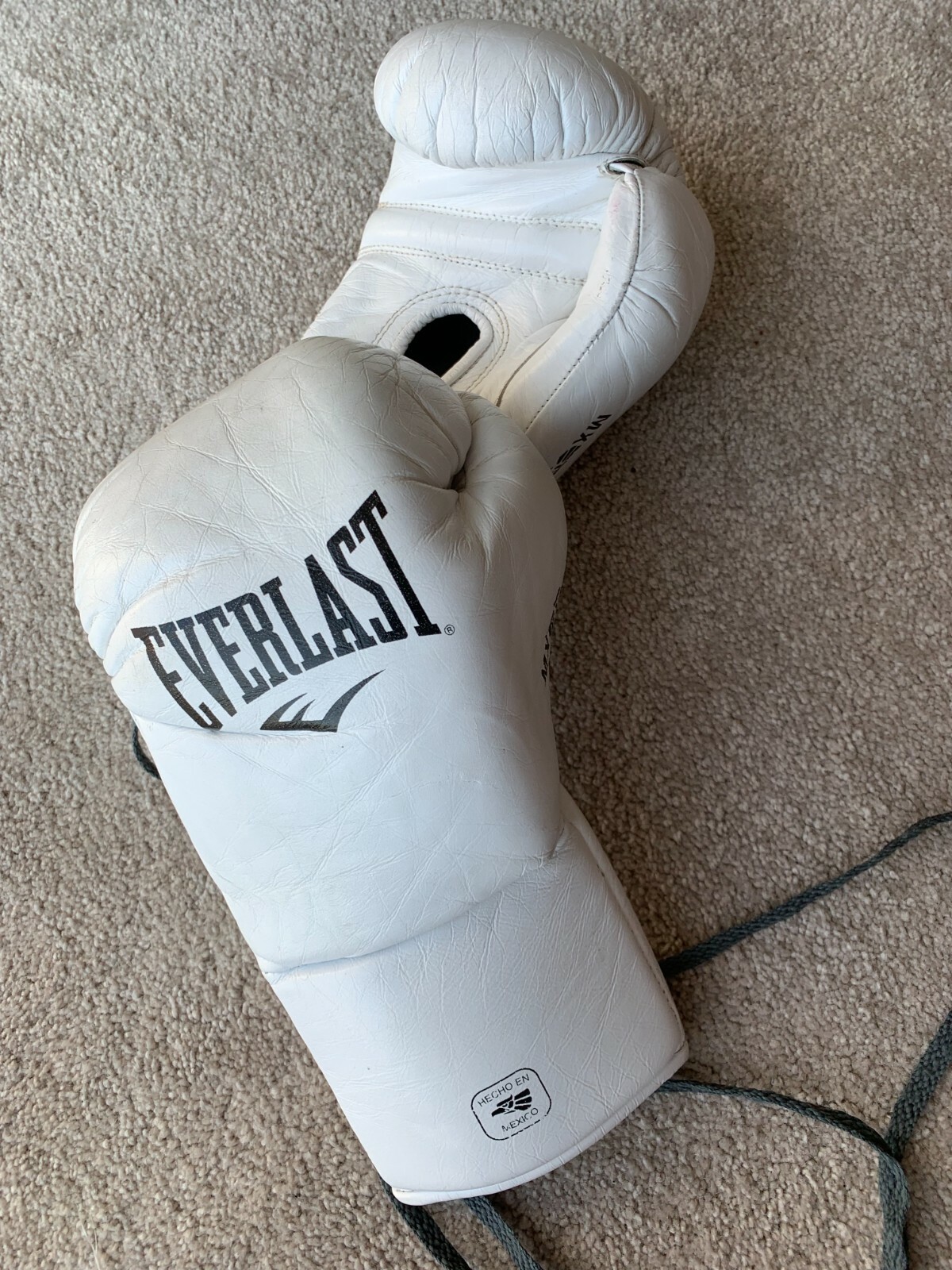 Parasiet Beer baden Everlast Custom MX 10 oz. All White Boxing Gloves - Canelo&#039;s Gloves |  eBay