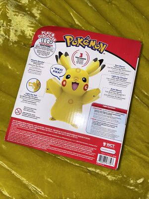 Bandai Pokémon – My Partner Pikachu – Figurine Interactive Tactile, Parle, Bouge, S'illumine – Dès 4 Ans