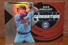 BASEBALL CARD TOPPS 2022 SERIES 1 TWINS ALEX KIRILLOFF GENERATION NOW FOIL CHASE