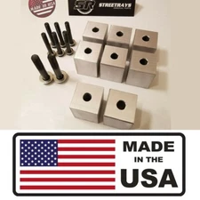 [SR] CNC Machined Front Seat 2" Risers Lift Spacers Kit FOR Jeep Wrangler 97-06 