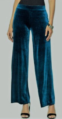 Vintage Y2K Rampage Pants Small Grunge Low Rise Blue Velvet