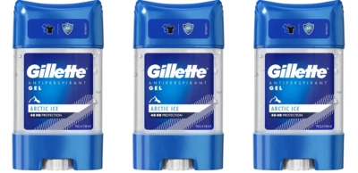 Gillette Clear Gel Arctic Ice Deodorant Stick 70ml x 3