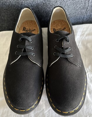 【美品】Dr. Martens 1461 24cm Doc Martens black 1461 canvas Oxfords Shoes, Brand New, Men's Size