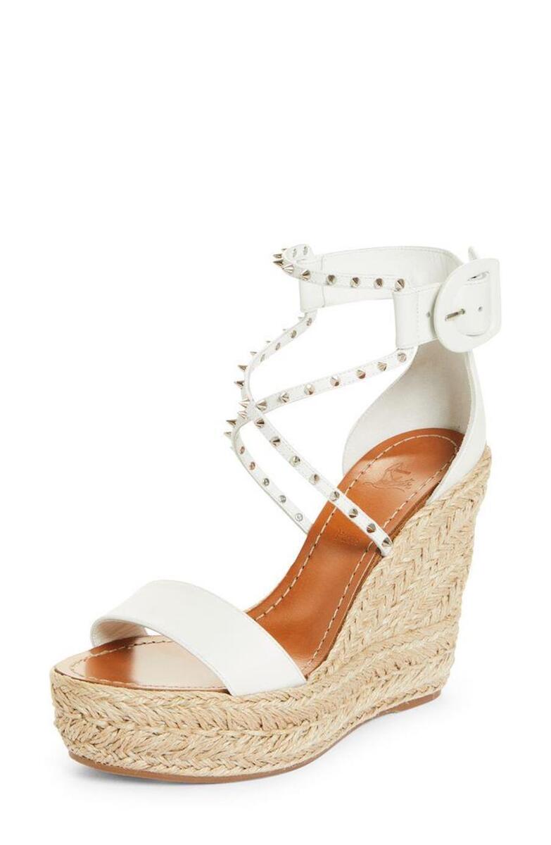 Chocazeppa studded wedge new arrivals Chocazeppa studded wedge new arrivals