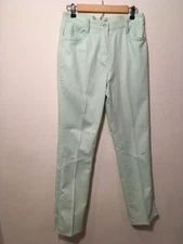 Vintage Speigel’s Jeans Mint Green Braid Trim 8 EUC