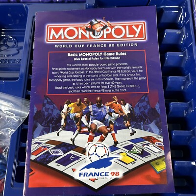 Monopoly World Cup France 98 Edition Football Monopoly Edition