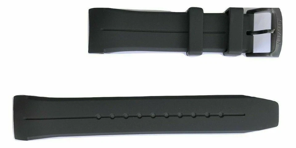 Novo relógio Citizen pulseira de borracha preta 59-R50159 modelo JZ1065-05E JZ1066-02E - Imagem 2 de 4