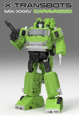 New X-Transbots MX-35 G1 Caravaccio Action Figure Model