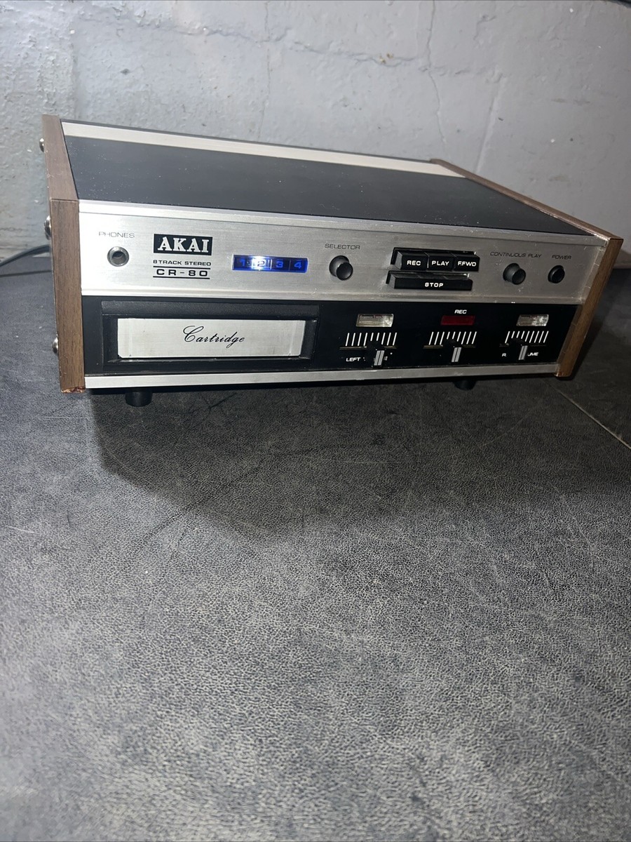 Vintage AKAI CR-80 8-Track Stereo Player Recorder | eBay