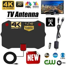3700 Miles Range Digital TV Antenna 1080P Amplified HDTV Booster Power HD