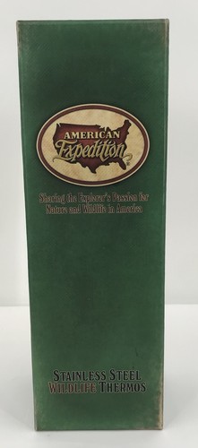 American Expedition Bald Eagle Coffee Tea Stainless Thermos With Box - 第 7/12 張圖片