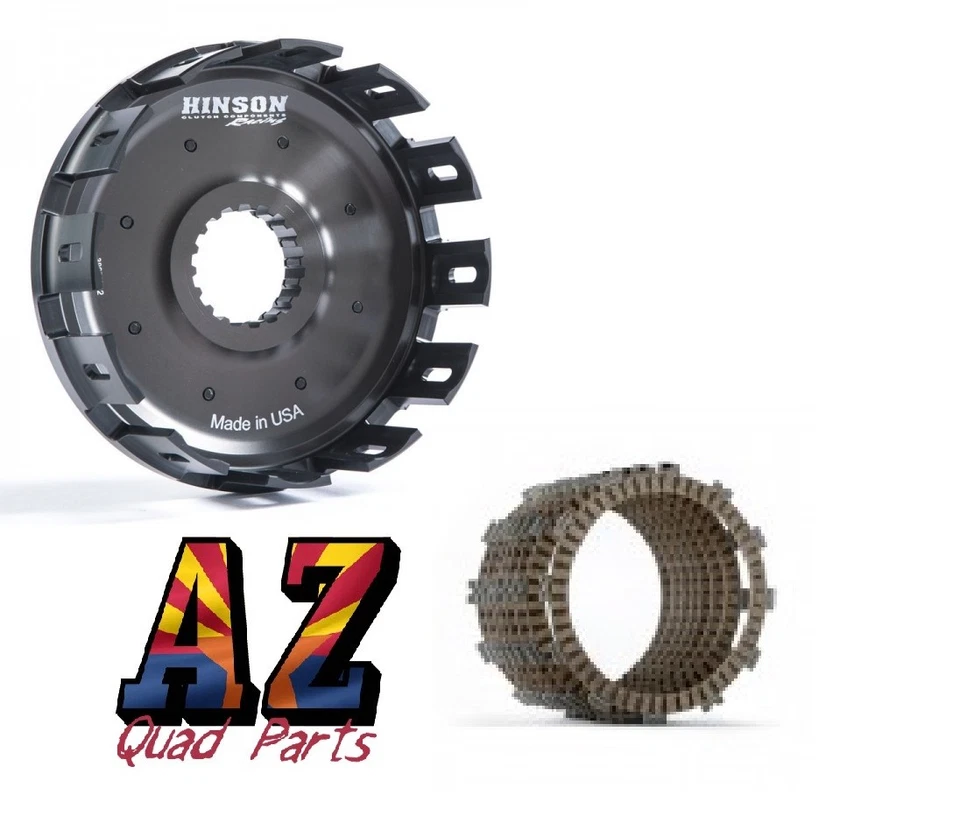 Fibras de cesta de billet embrague de alta resistencia Honda TRX450R TRX 450R TRX450ER Hinson Foto 3 de 3