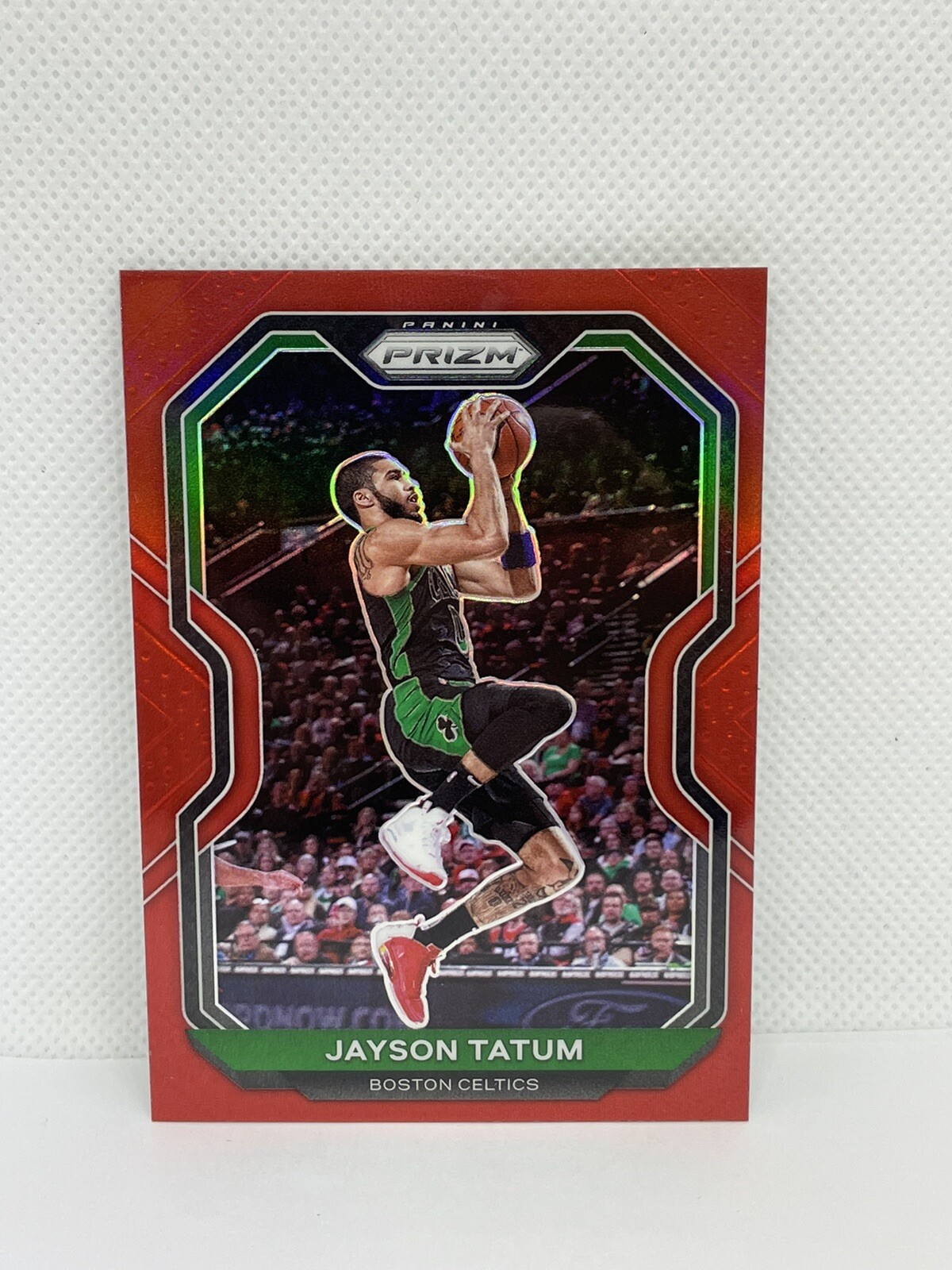 2020-21 Prizm Base Prizms Red 148/299 #119 Jayson Tatum Boston Celtics