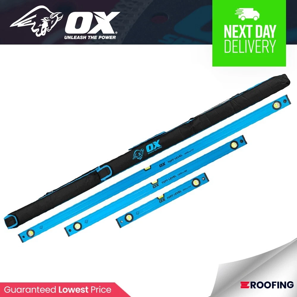 OX Tools OX P506803 600 1200 1800mm Tuff Level Set 3pk w Bag eBay