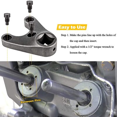 Trim/Tilt Pin Cap Seal Nut Wrench Tool YB-06548 for Showa Yamaha