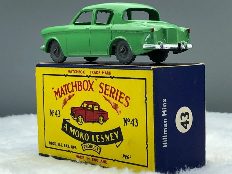 Moko Lesney Matchbox No.43A Hillman Minx 1958 Mint,Genuine in Original Box - Image 2 of 4