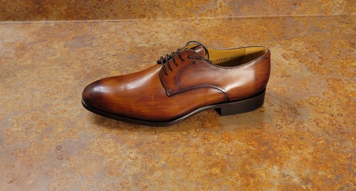 Magnanni '17465' Plain Toe Derby Cognac 