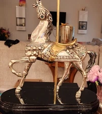 D'Argenta  Silver Horse Statue Signed & Numbered Sculpture 16/500