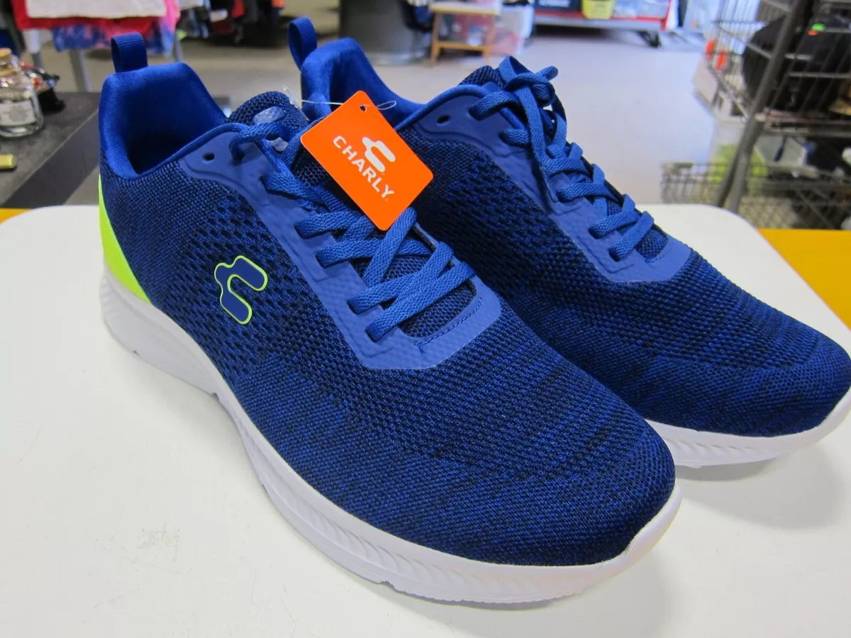 Charley Estilo 1086205 Men s 13 Royal Blue Neon Yellow White