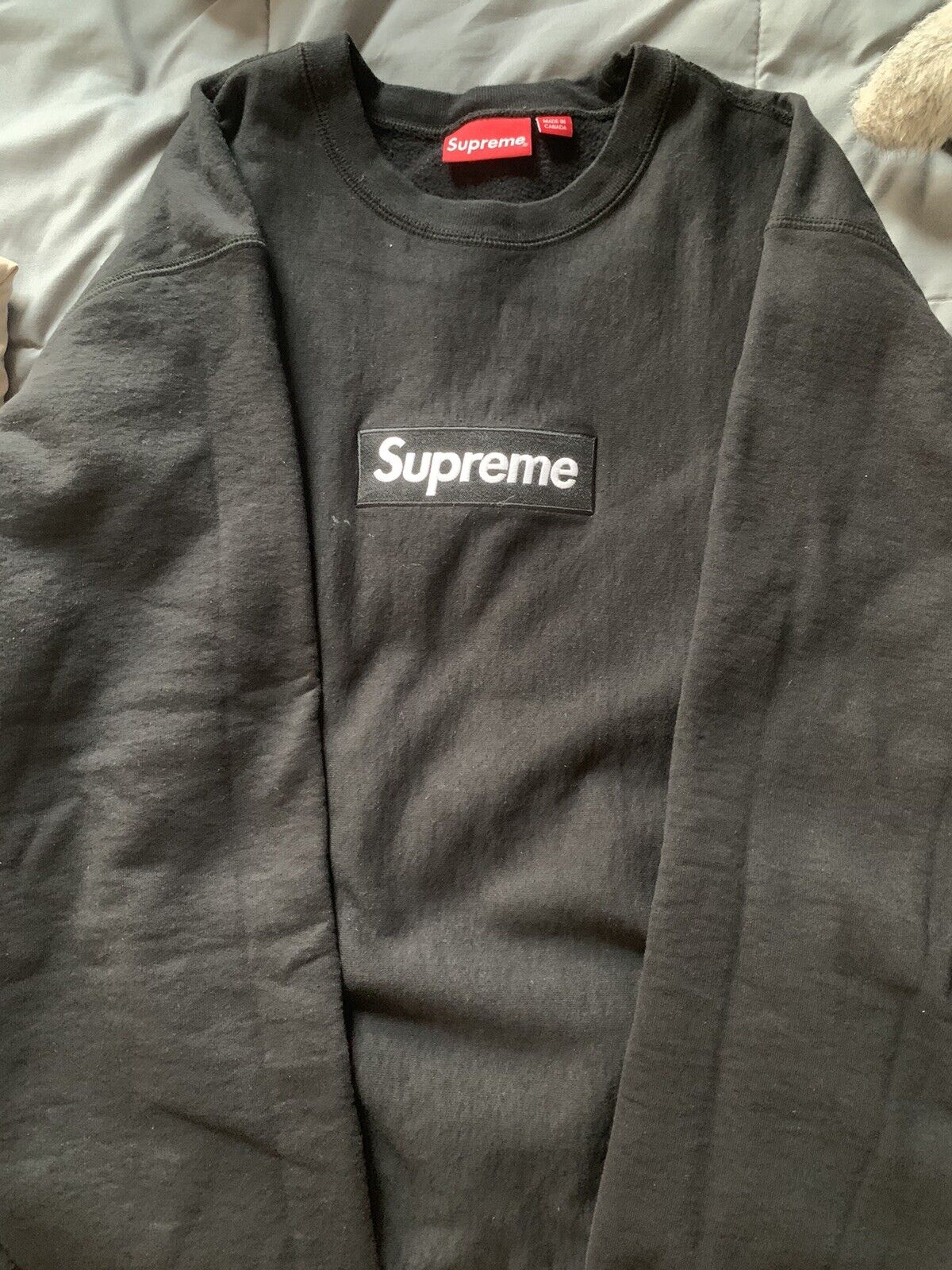 Supreme Box Logo Crewneck \"Black\"XL