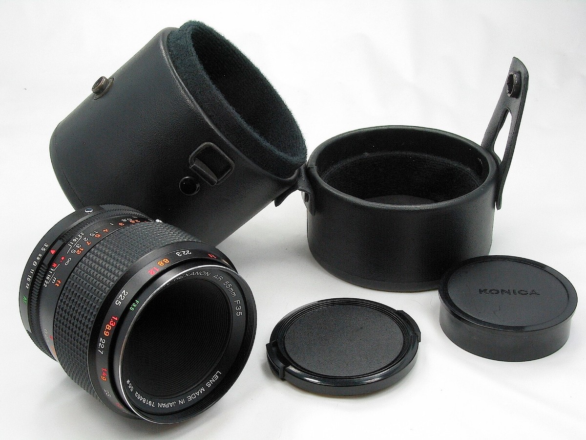 美品KONICA Macro-HEXANON AR 55mm F3.5 Konica Macro Hexanon AR 55mm f/3.5 Lens | eBay