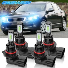 Ice Blue 9005 9006 Led Headlight Bulb Hi-low Beam 4x For Buick Lucerne 2006-2011