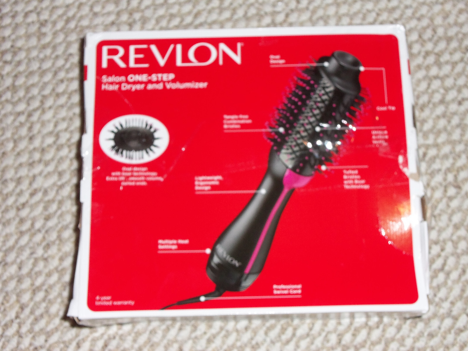 Revlon OneStep Hair Brush Dryer and Volumizer New & Improved RVDR5222