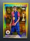 2024-25 Topps Chrome UEFA Lamine Yamal #27 Future Stars Gold Refractor /50