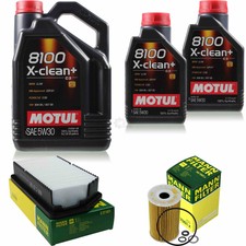 MOTUL 7 L 5W-30 MOTOR-ÖL+MANN-FILTER für Hyundai i30 CW GD 1.4 CRDi 1.6 Coupe JD