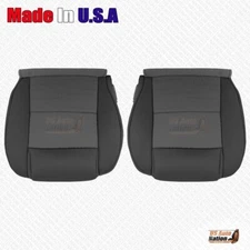 2005 2006 2007 Ford Mustang Front Driver & Passenger Bottom Cloth Cover Black