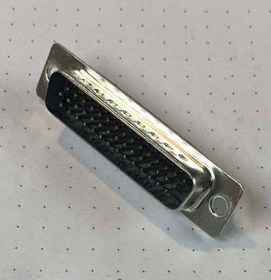 DB-44 Plug, Male Pin Connector, High Density, Solder Cup, NorComp Brand