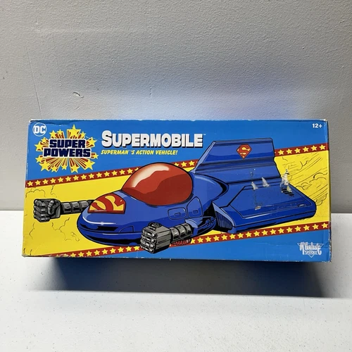 DC Super Powers SUPERMOBILE Superman's Action Vehicle McFarlane Toys 2022 - Used