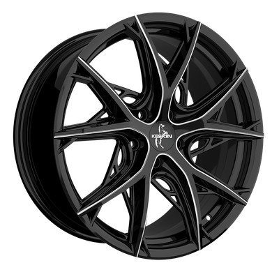19 Zoll KESKIN KT24 5x114.3 ET45 Alufelgen BLACK SECRET DIAMOND