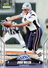 2005 Upper Deck Collectibles Football #25 Josh Miller