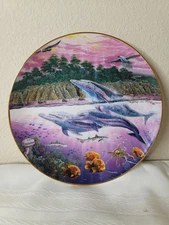 California Spirits Underwater Paradise Danbury Mint Collector Plate V9074