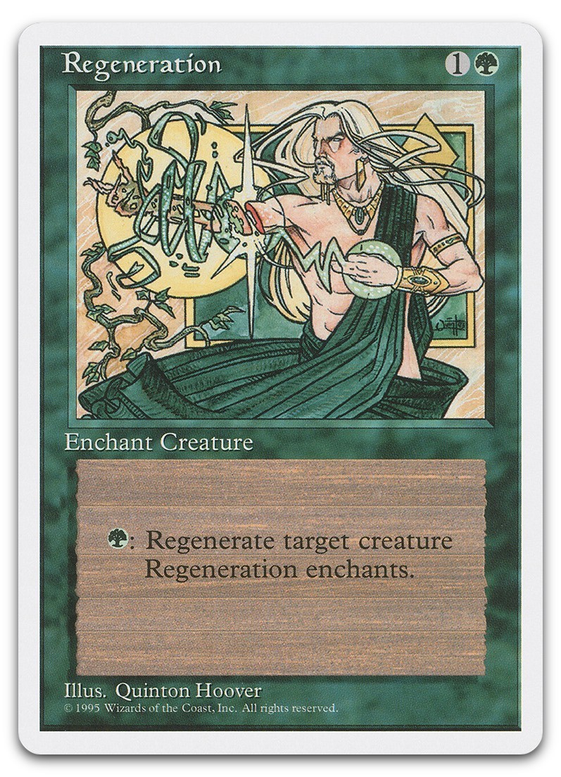 Regeneration (NM) Fourth Edition 4ED Magic MTG