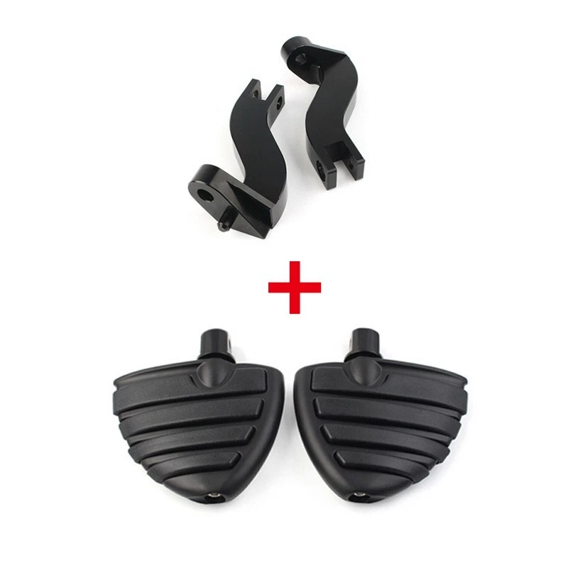 Motorcycle Highway Pegs for Harley Softail Pandels Suzuki Savage S40 Boulevard - Image 3 of 4