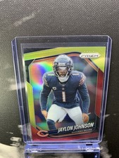 2025 Panini Prizm International - Jaylen Johnson - Red N Yellow /44