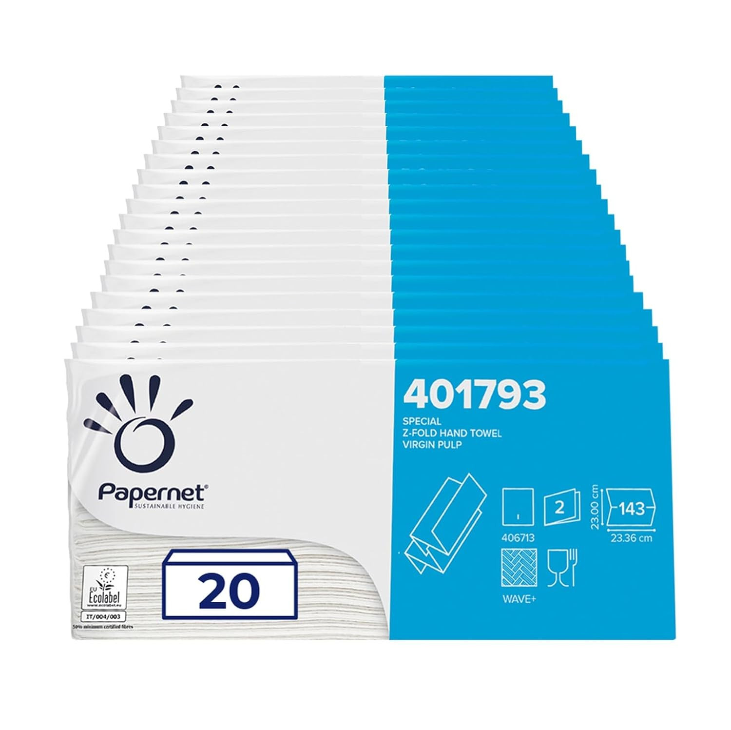Salviette Mani Carta Z 401793 per Dispenser | Comfort e Igiene Ufficio