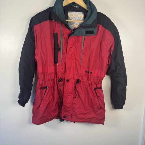 Vintage Boys Obermeyer Ski Jacket Youth Size 16 Red No Liner