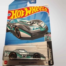 Hot Wheels 76 Greenwood Corvette Grey HW Modified 2/10 Diecast Car 11/250