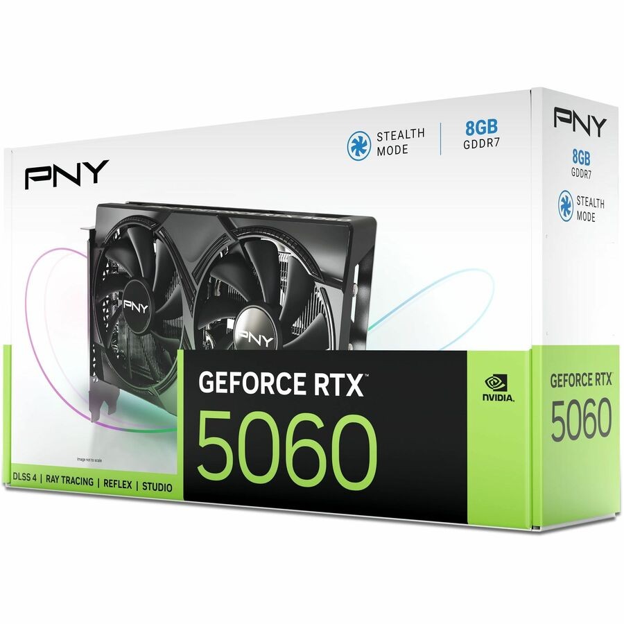 PNY GeForce RTX 5060 8GB GDDR7 Dual Fan VCG50608DFXPB1 Graphics