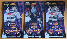My Hero Academia League of Villains CCG Booster Pack Jasco x3 (30 Cards Total)