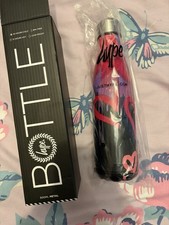HYPE Stainless Steel Insulated Drinks Bottle 500ml Pink & Black Paint Drips NEW