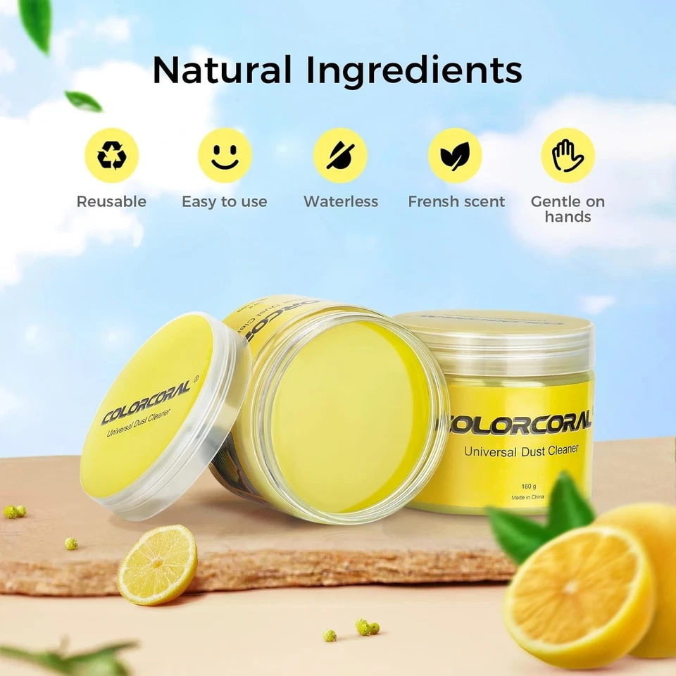 COLORCORAL Cleaning Gel Universal Dust Cleaner for Keyboard Car Laptop - Image 2 of 4