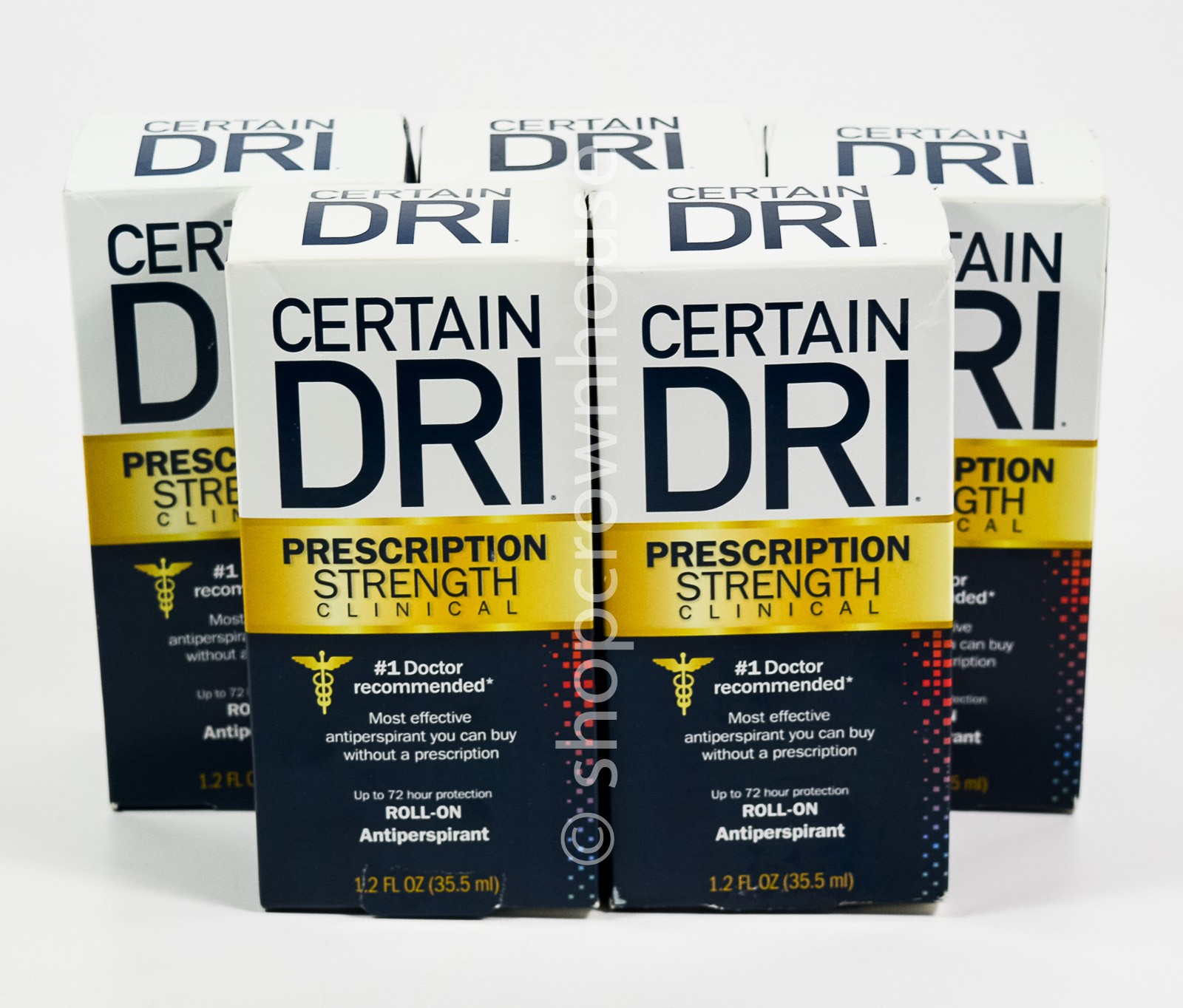 5 CERTAIN DRI Clinical Strength Antiperspirant 1.2oz ROLL-ON deodorant 11/2026