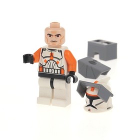 1x Lego Minifigure Star Wars Clone Trooper Commander Cody Kama Sight 7676 sw0196