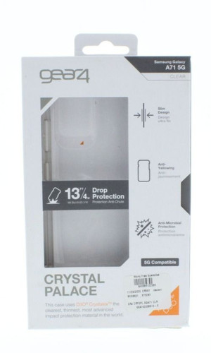 Gear4 Crystal Palace Case for Galaxy A71 5G Clear